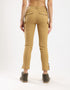 Slim cargo pants with side and back pockets